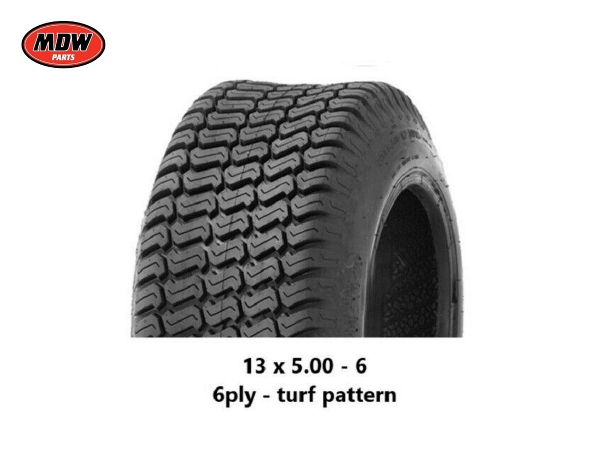 6 Inch Ride On Mower Rims RIDE ON MOWER TYRES 6PLY - 13 X 5.00 - 6inch | Mini Digger Wholesale